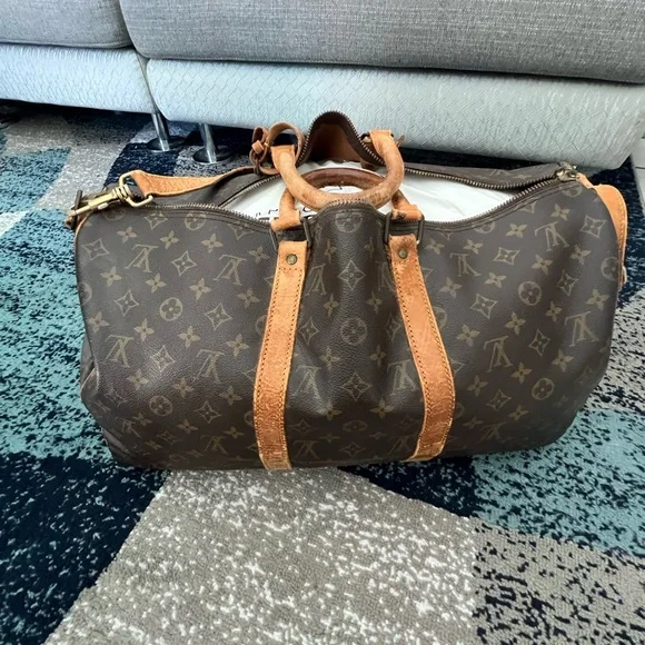 LV Keepall Bando 50,LV Danube,Gucci cross body, Emporio Armani Bag